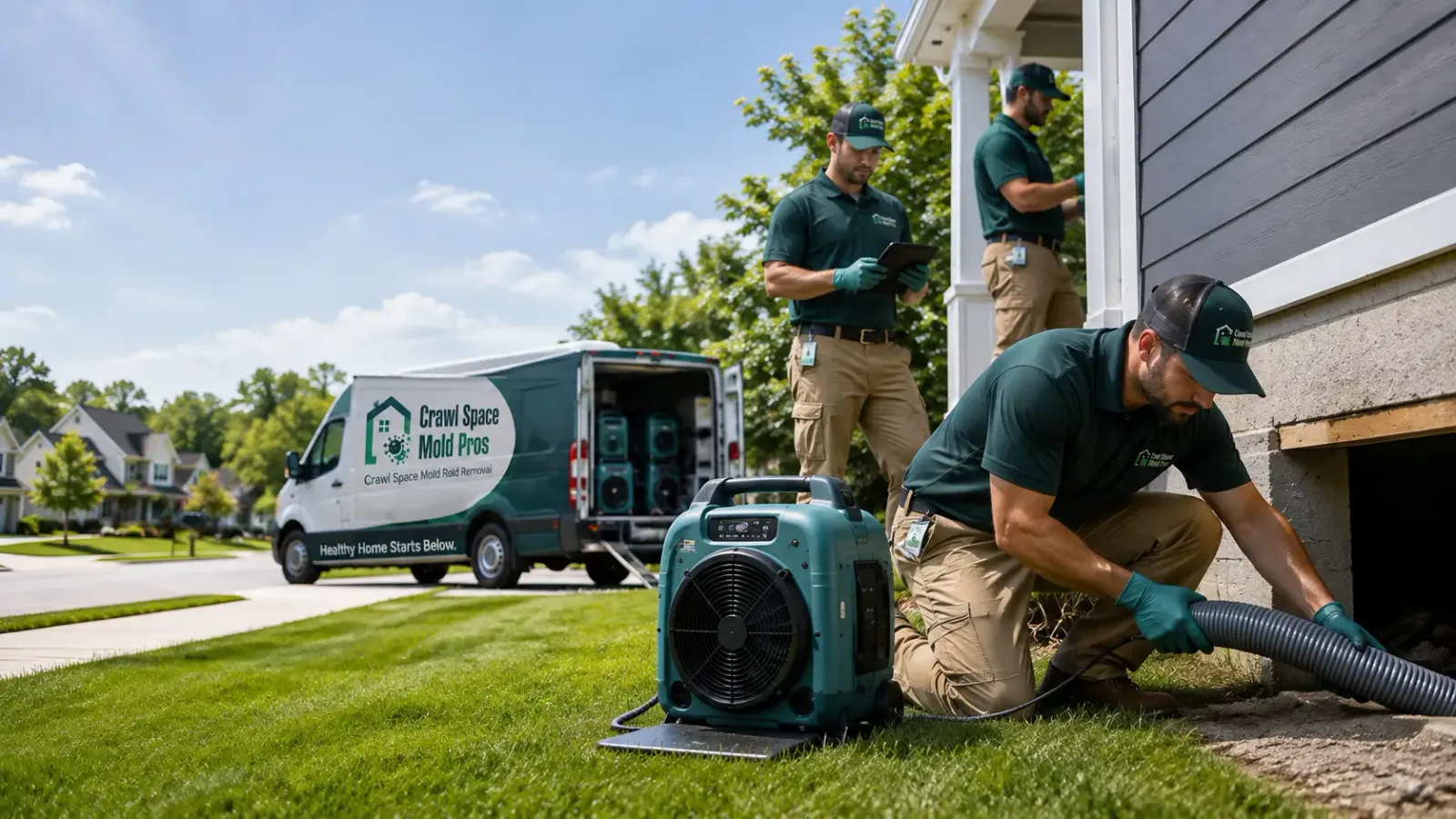 Crawl Space Mold Removal in Fredonia, KS